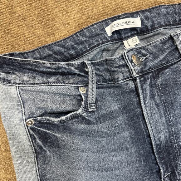 Good American Good Waist Women's Jeans Size 6/28 Blue Stone Wash Denim - Picture 6 of 11